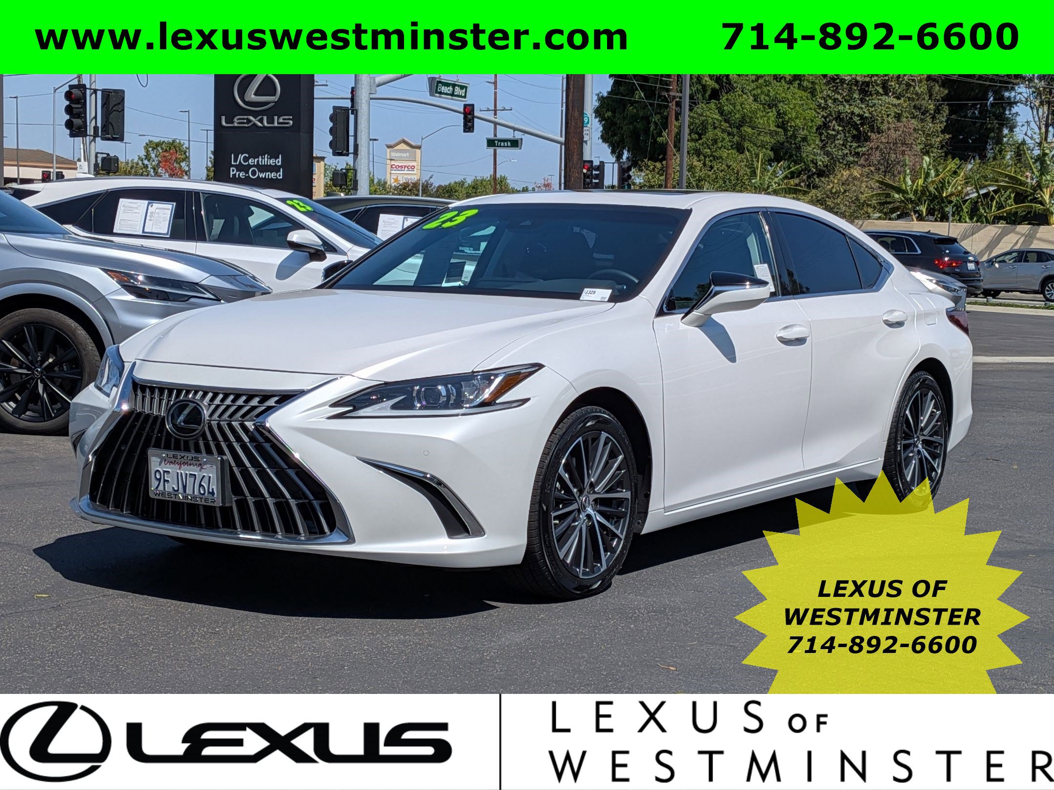 Certified 2023 Lexus ES 250 w/ Premium Package AWD/4WD image 1