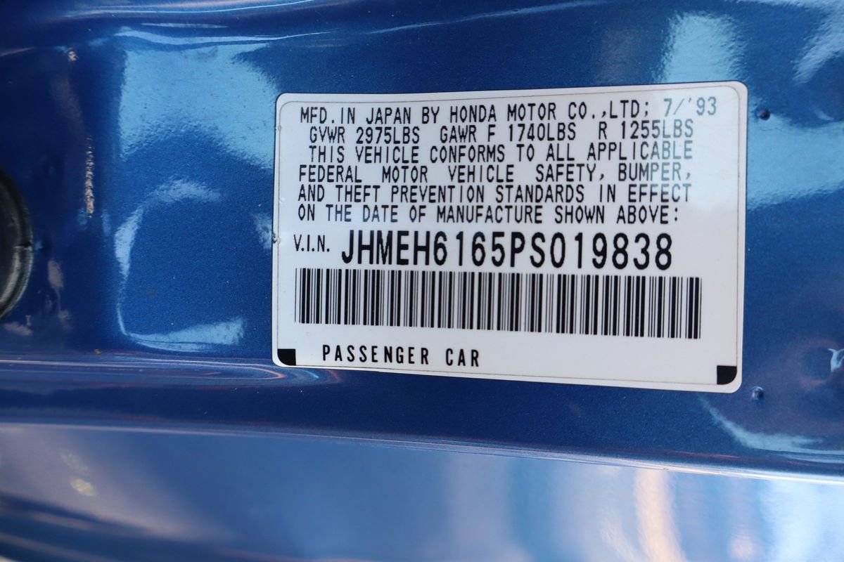 Used 1993 Honda Del Sol Si image 36