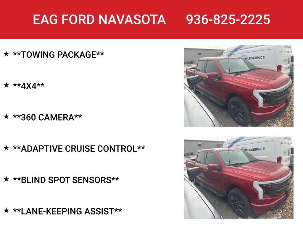 Used 2022 Ford F150 Lightning Lariat w/ Equipment Group 511A High AWD/4WD image 3