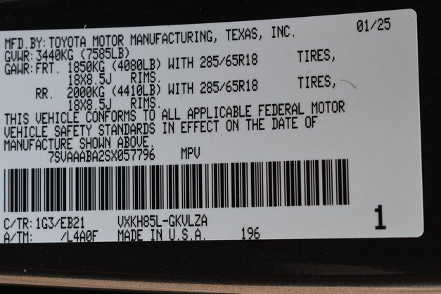 Certified 2025 Toyota Sequoia TRD Pro AWD/4WD image 35