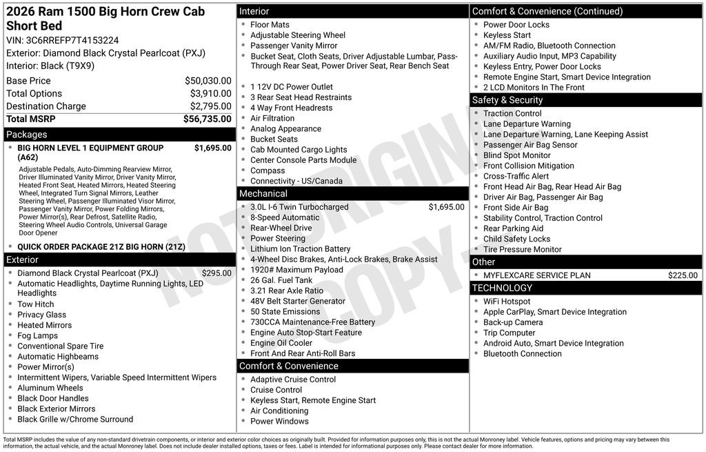 Used 2026 RAM 1500 Big Horn RWD image 5