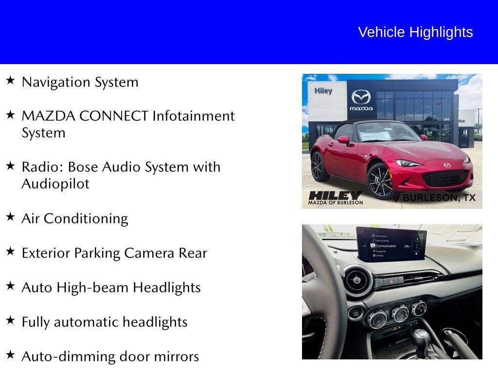New 2026 MAZDA MX-5 Miata Grand Touring image 9