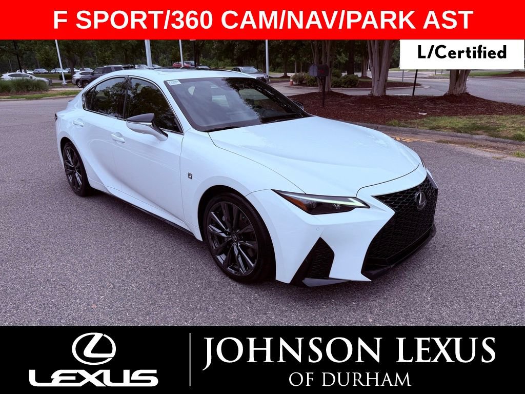 Certified 2024 Lexus IS 350 F Sport w/ Navigation Package RWD image 1