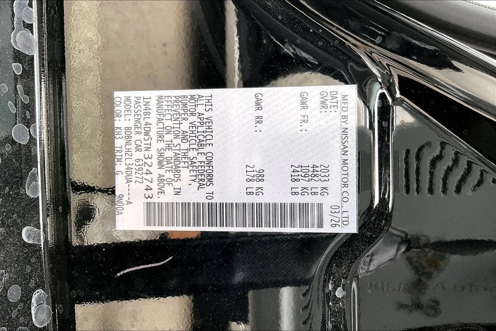 New 2026 Nissan Altima 2.5 SV AWD/4WD image 34