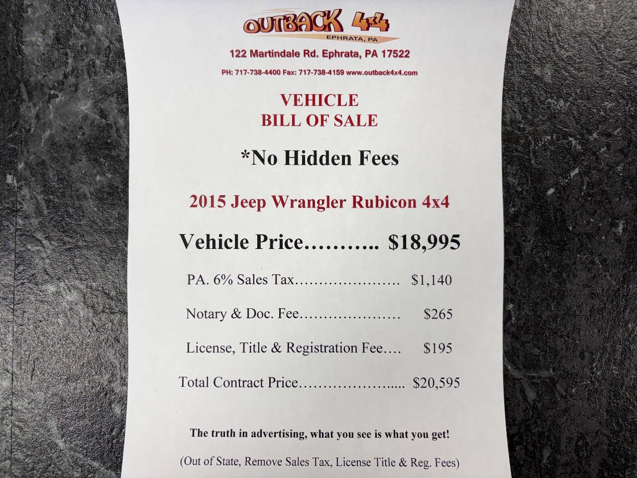 Used 2015 Jeep Wrangler Unlimited Rubicon w/ Dual Top Group image 2