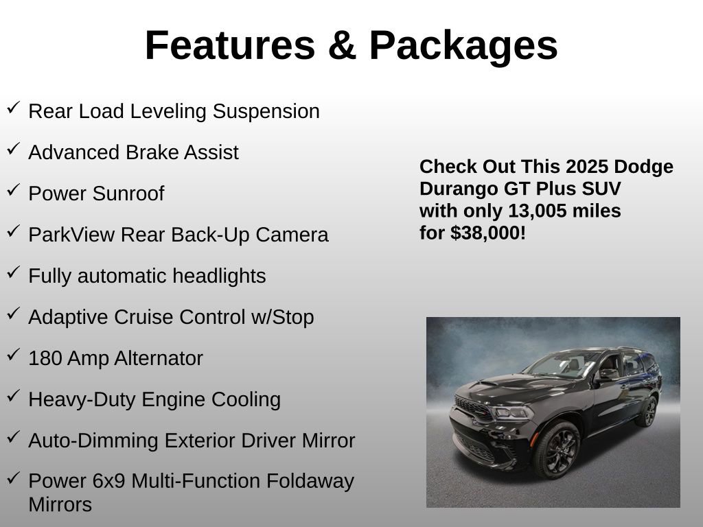 Used 2025 Dodge Durango GT image 8