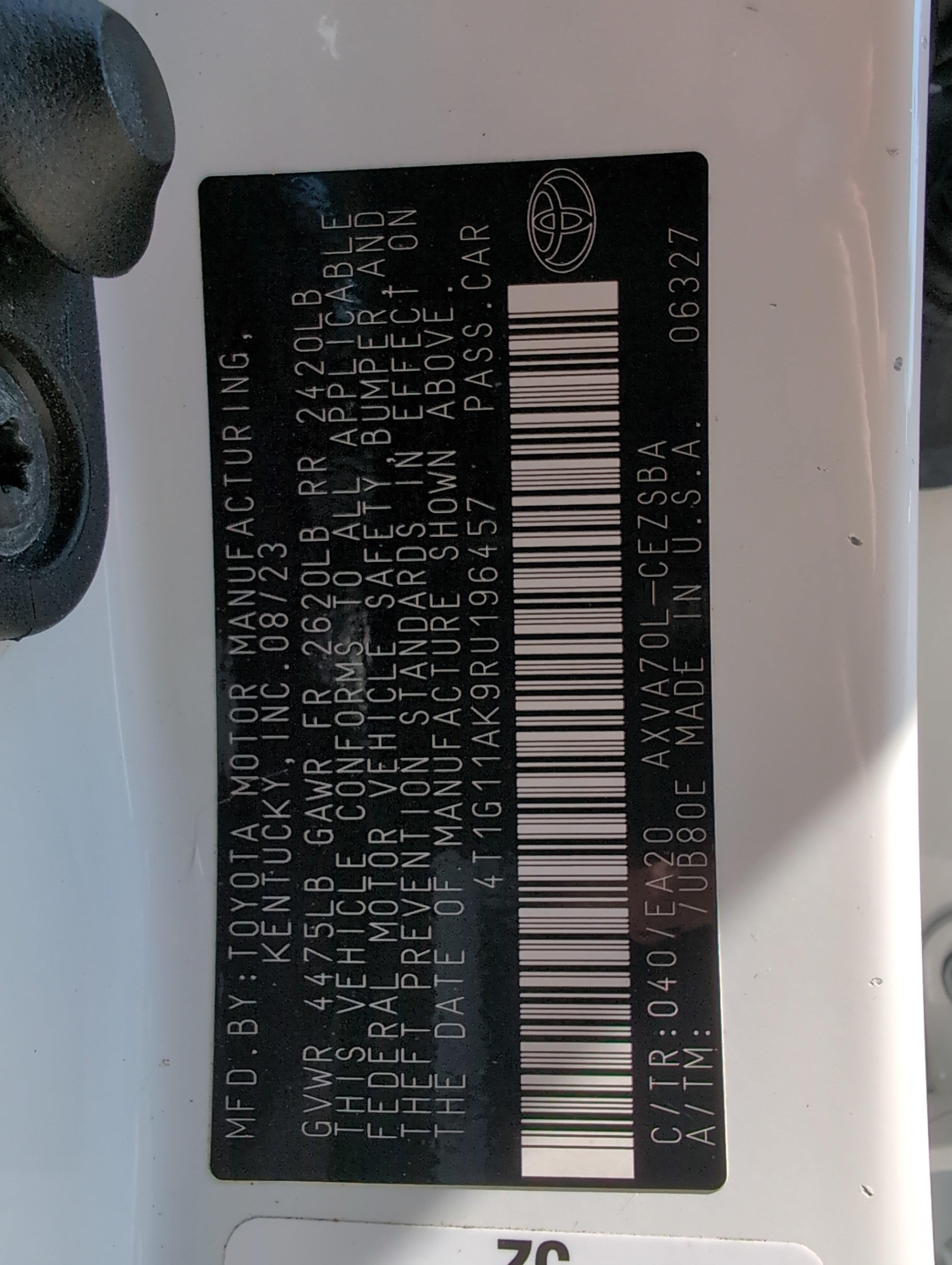 Certified 2024 Toyota Camry SE FWD image 33