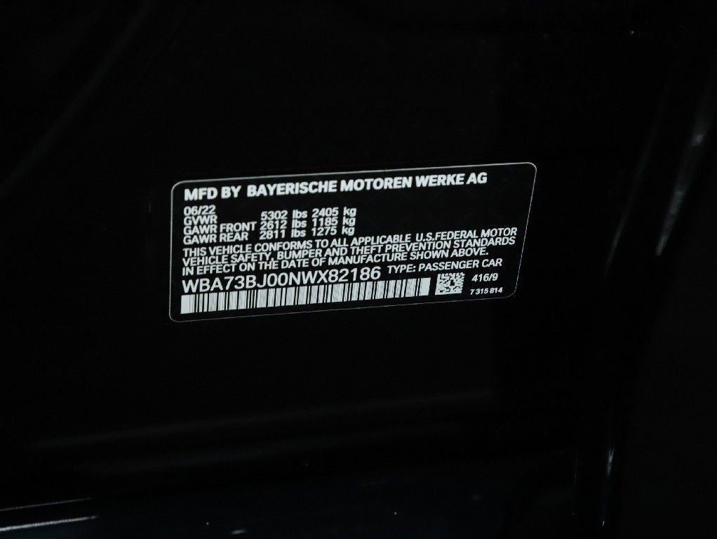 Certified 2022 BMW 540i xDrive w/ M Sport Package image 21