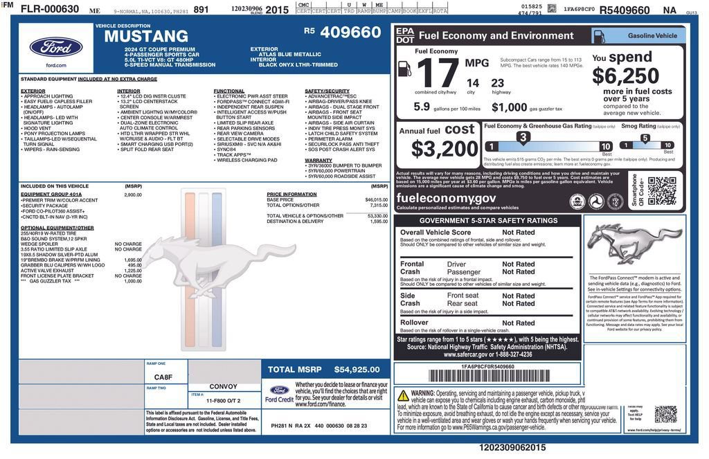 Certified 2024 Ford Mustang GT Premium image 8