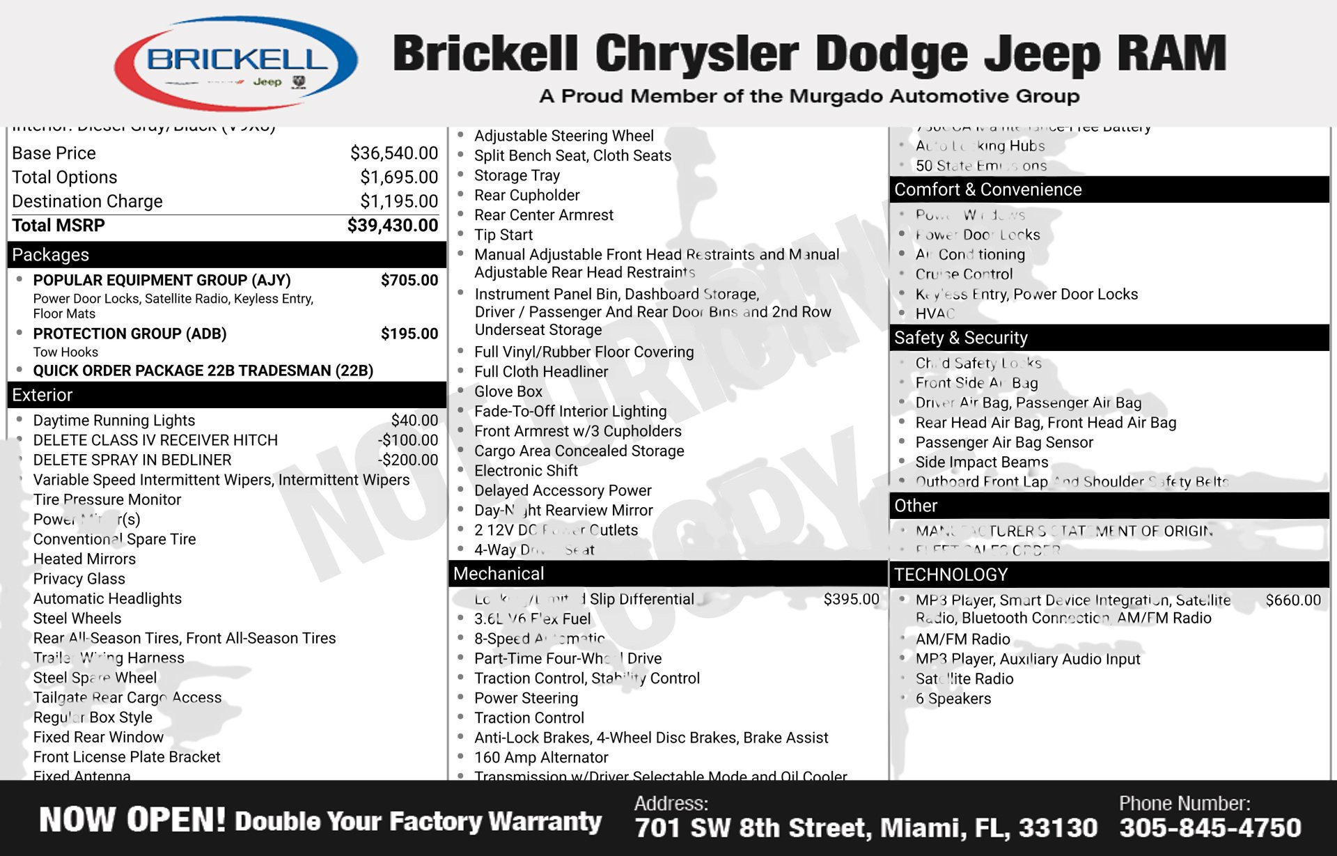 Used 2016 RAM 1500 Tradesman w/ Popular Equipment Group AWD/4WD image 37
