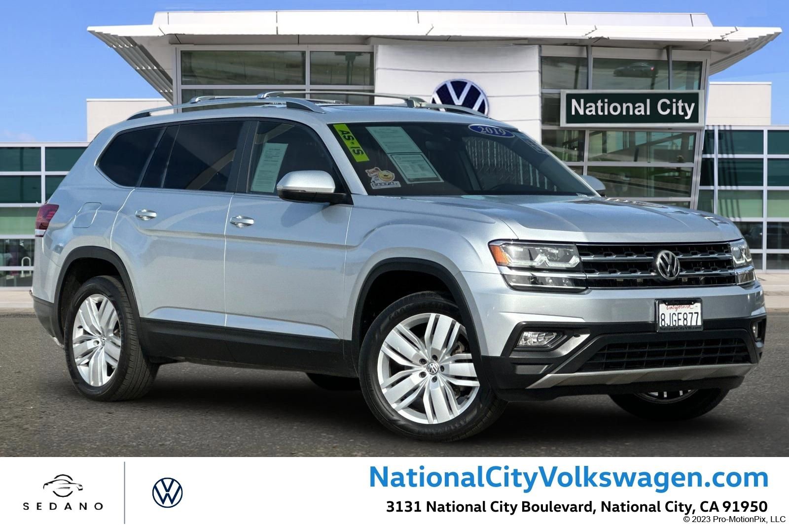 Used 2019 Volkswagen Atlas SE w/ Panoramic Sunroof Package image 1