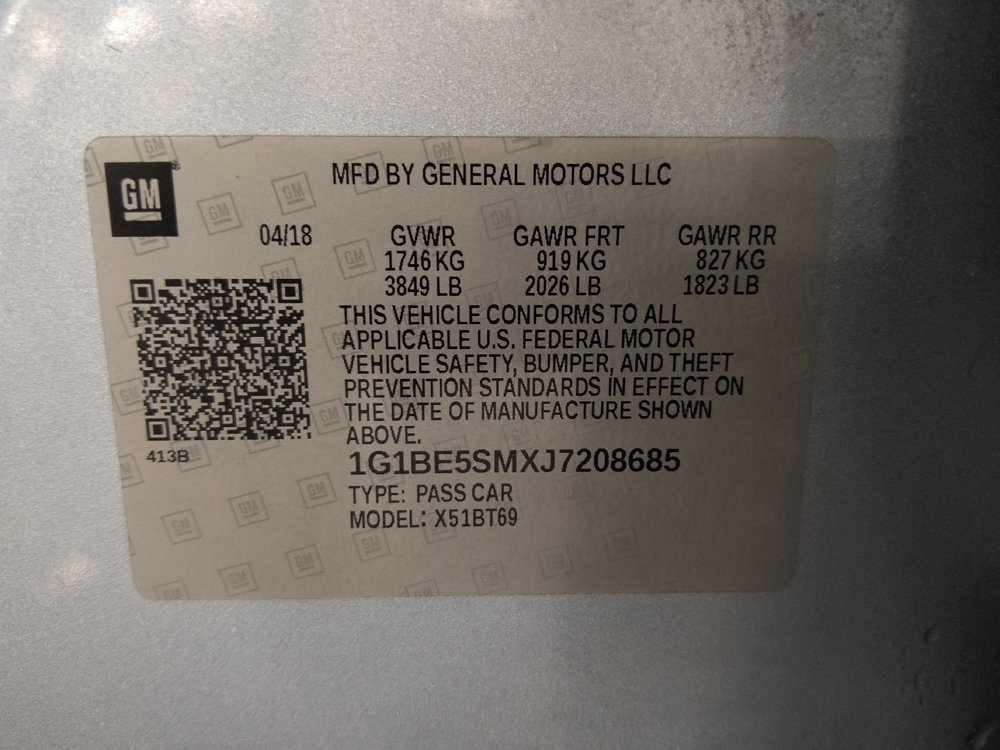 Used 2018 Chevrolet Cruze LT w/ Convenience Package FWD image 33