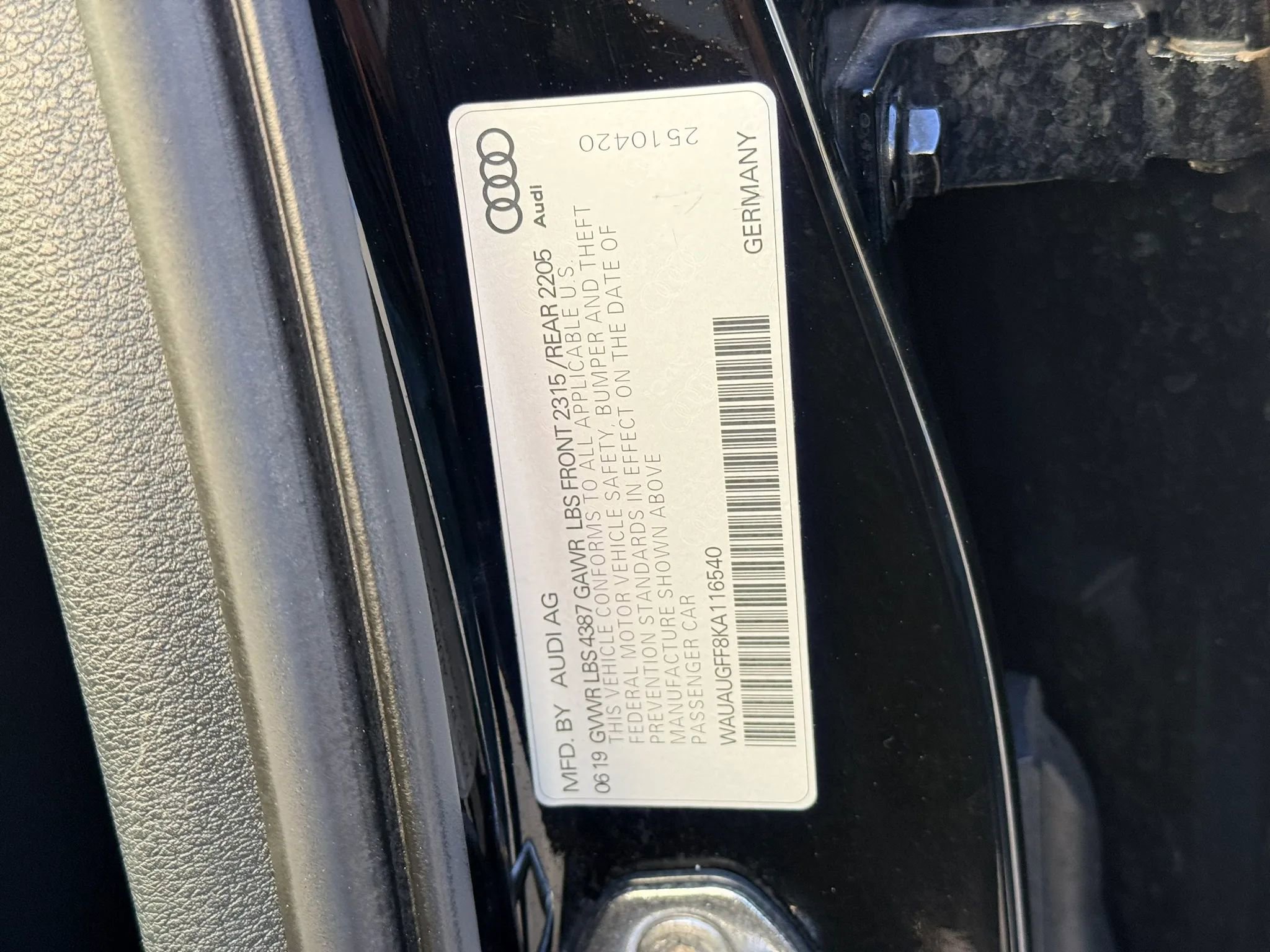 Used 2019 Audi A3 2.0T Titanium w/ Convenience Package FWD image 31