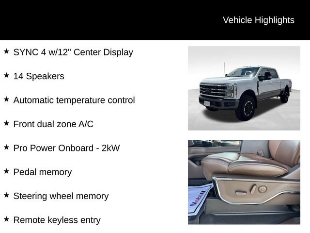 Used 2026 Ford F350 King Ranch w/ Tremor Off-Road Package AWD/4WD image 14