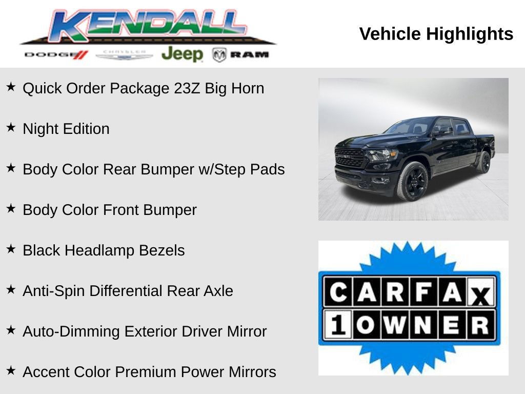 Certified 2024 RAM 1500 Big Horn RWD image 3