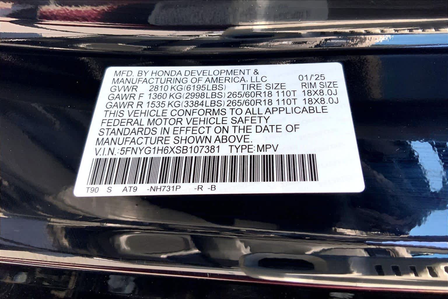 Used 2025 Honda Pilot TrailSport image 36