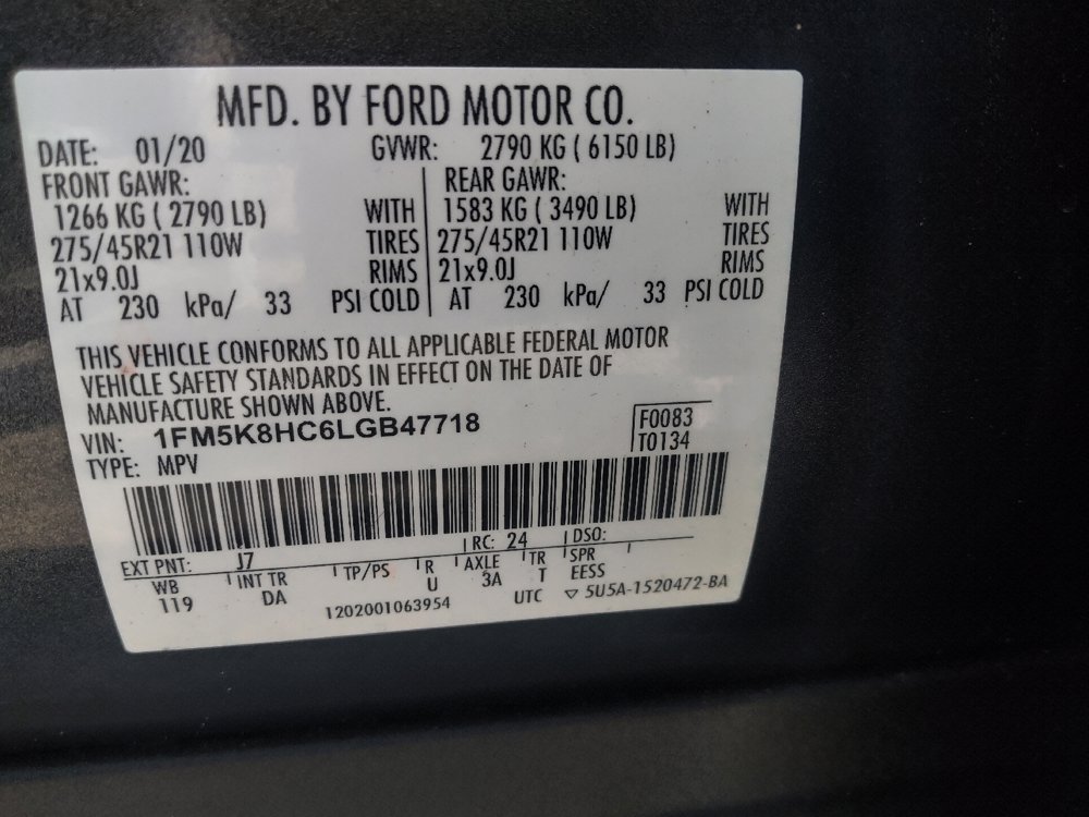 Used 2020 Ford Explorer Platinum w/ Premium Technology Package AWD/4WD image 33