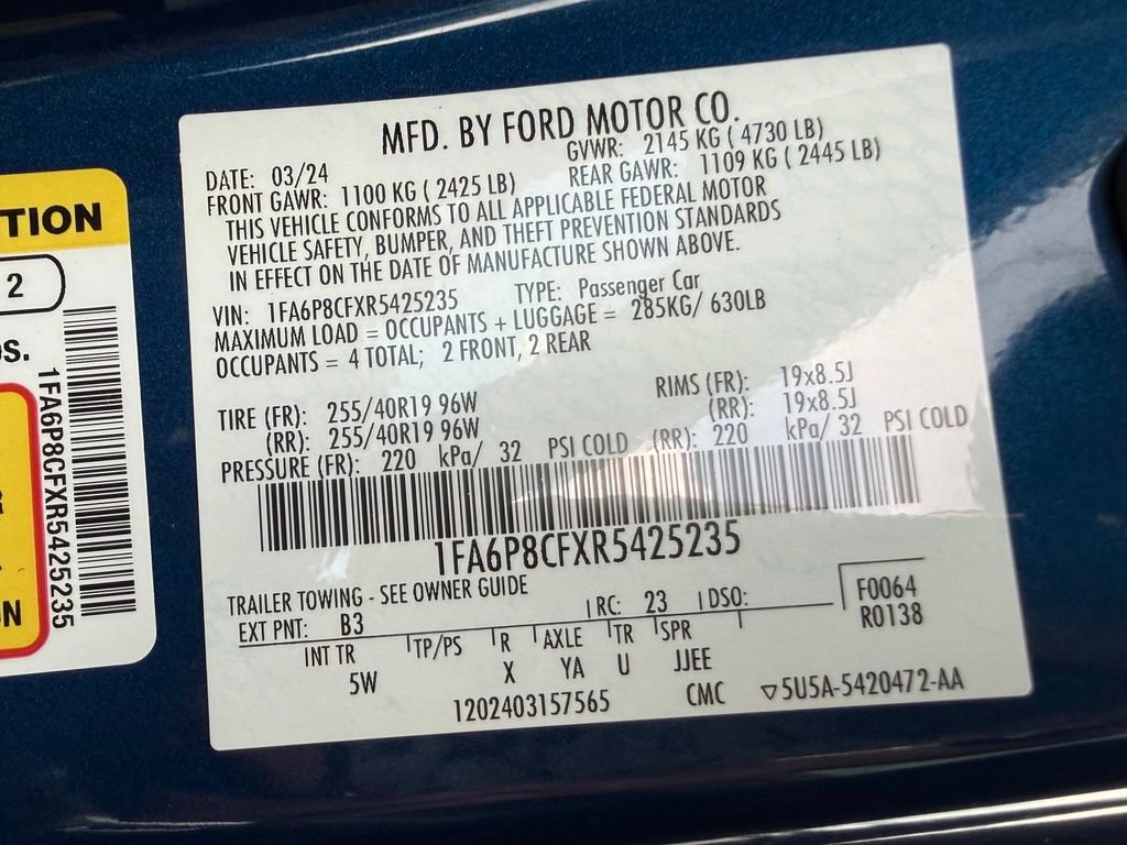 Used 2024 Ford Mustang GT Premium RWD image 32