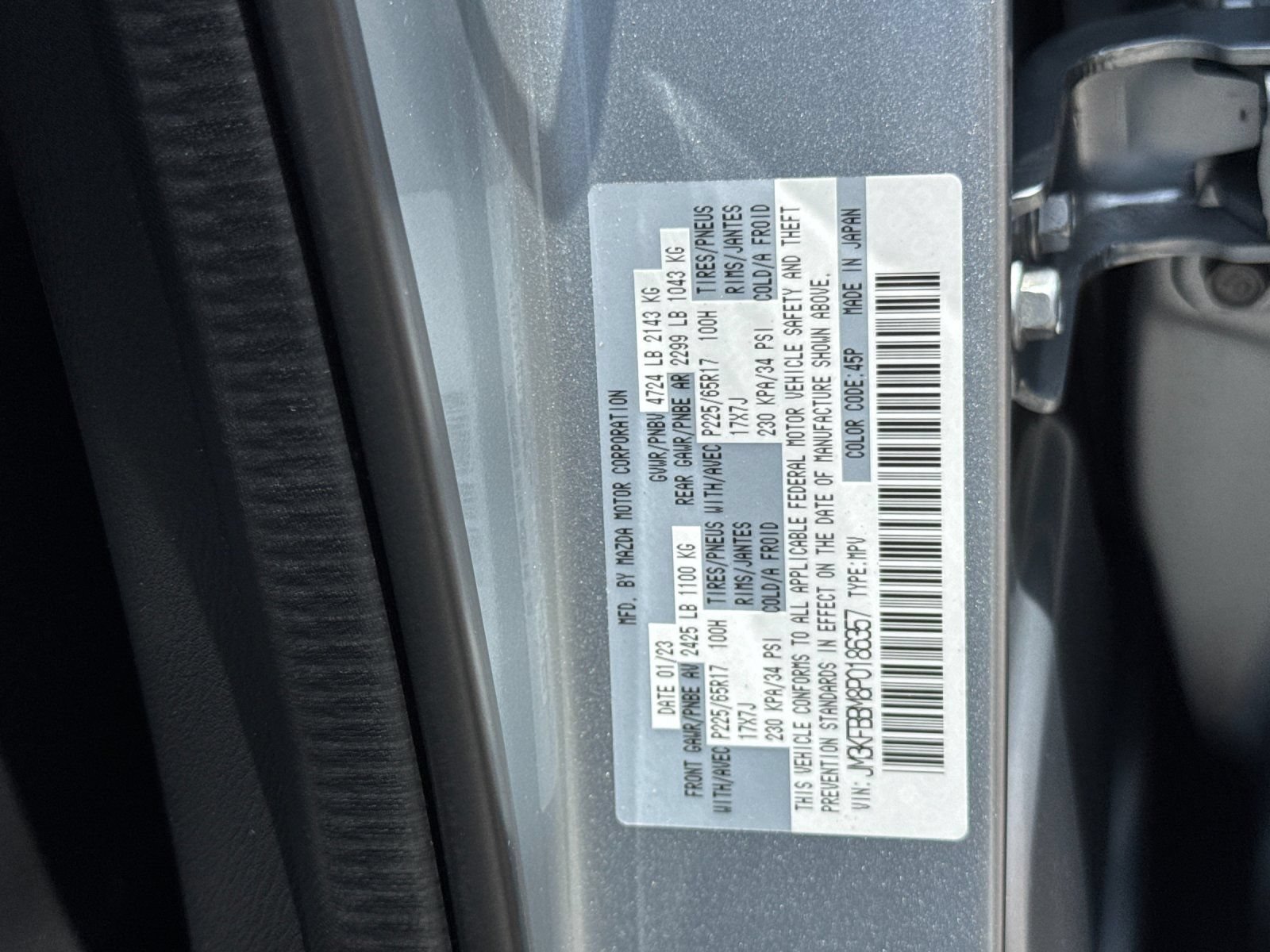 Used 2023 MAZDA CX-5 AWD 2.5 S w/ Select Package image 42