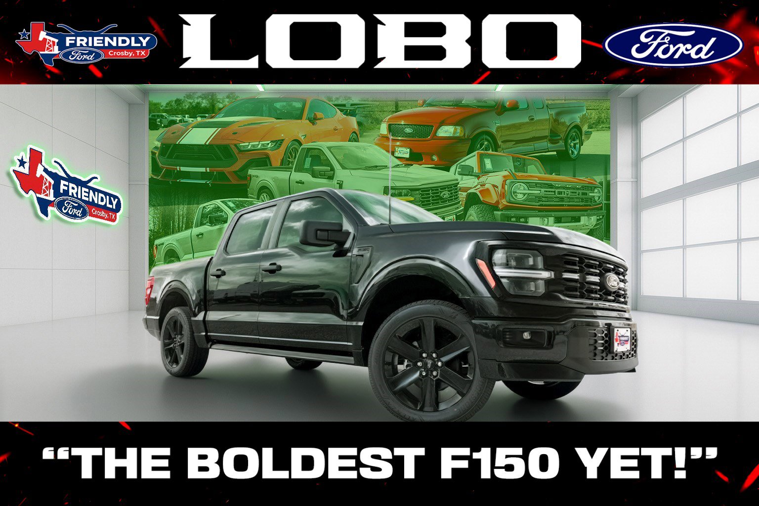 New 2026 Ford F150 STX w/ F-150 LOBO Package