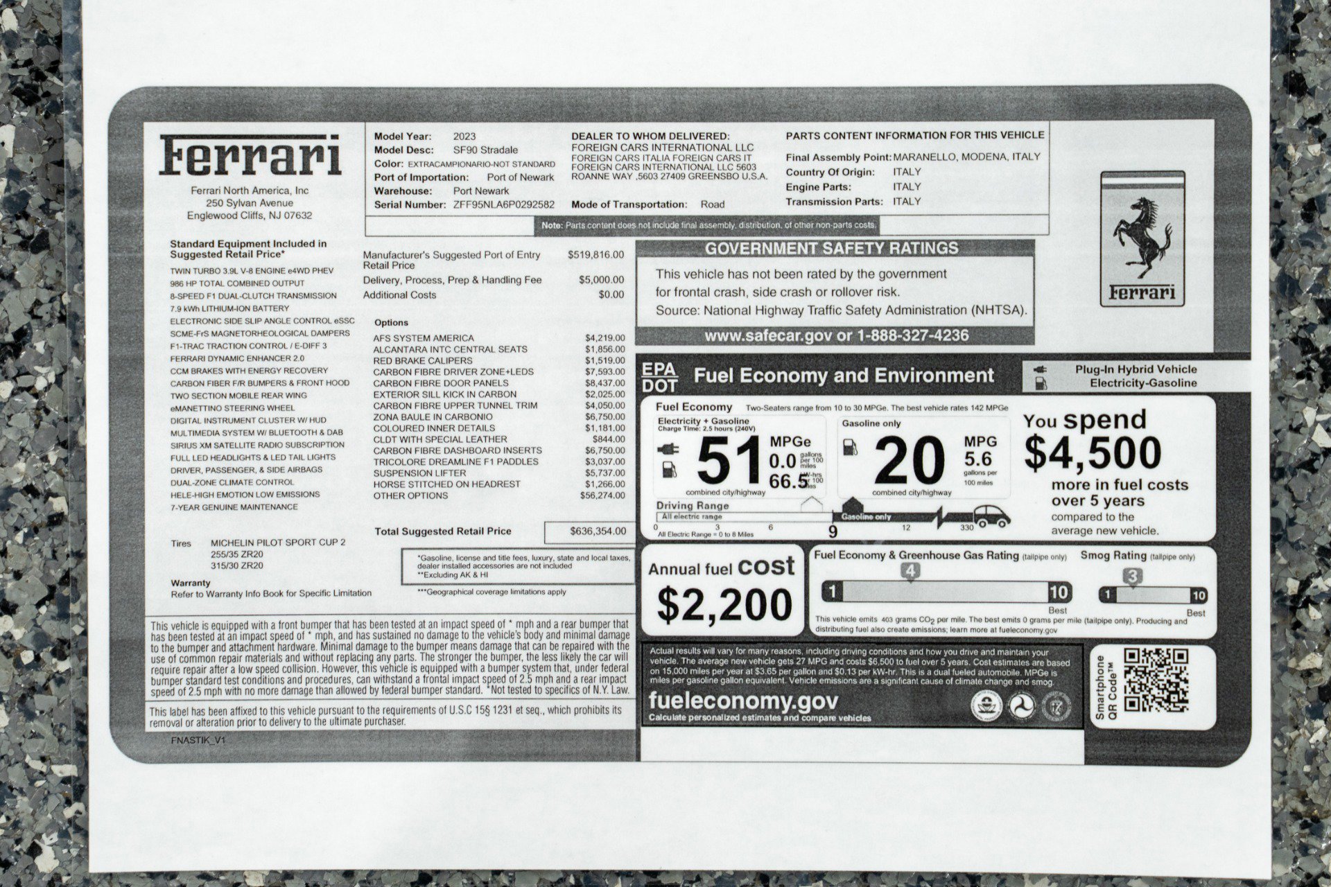 Used 2023 Ferrari SF90 Stradale image 19