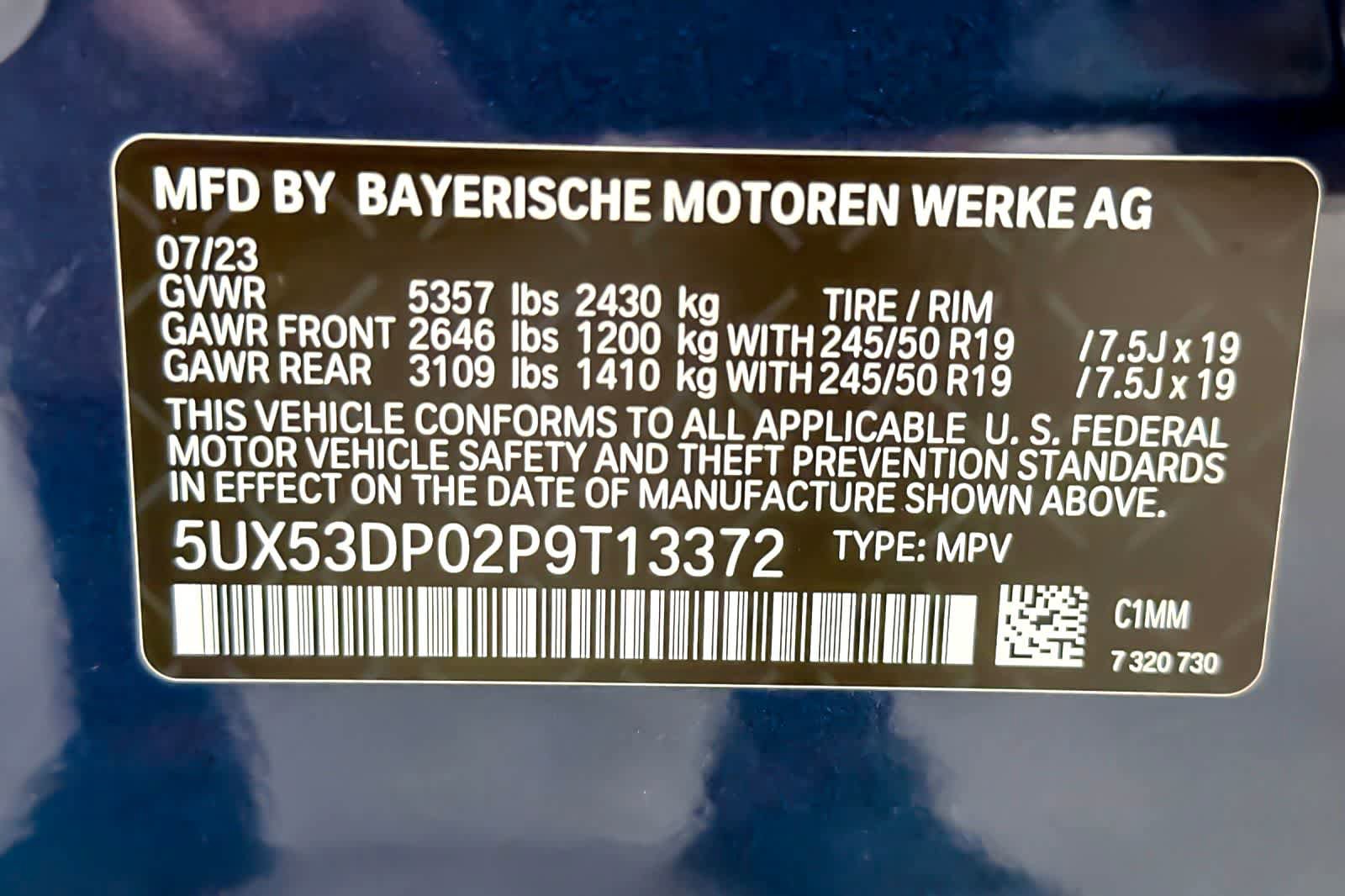 Used 2023 BMW X3 xDrive30i w/ Convenience Package AWD/4WD image 30