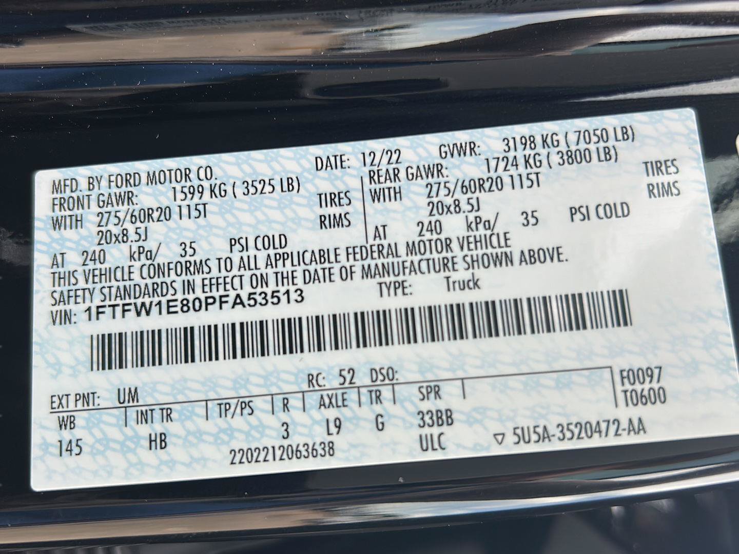 Used 2023 Ford F150 Lariat AWD/4WD image 39