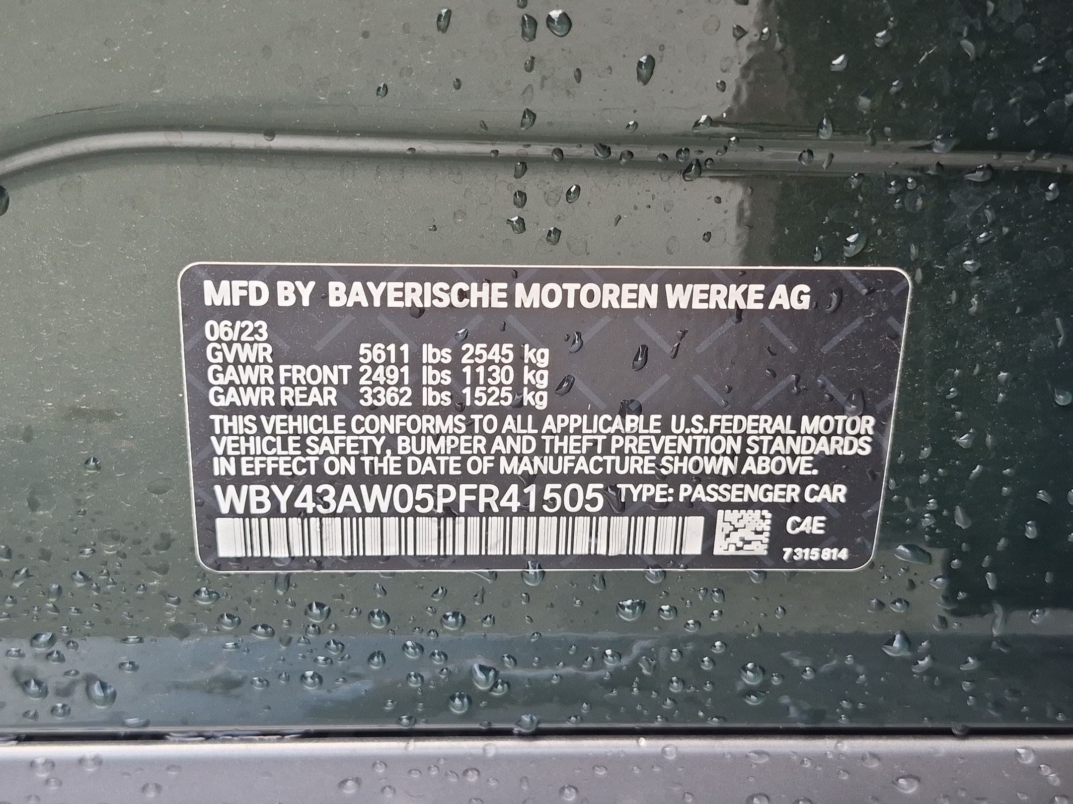 Certified 2023 BMW i4 eDrive35 w/ Premium Package RWD image 32