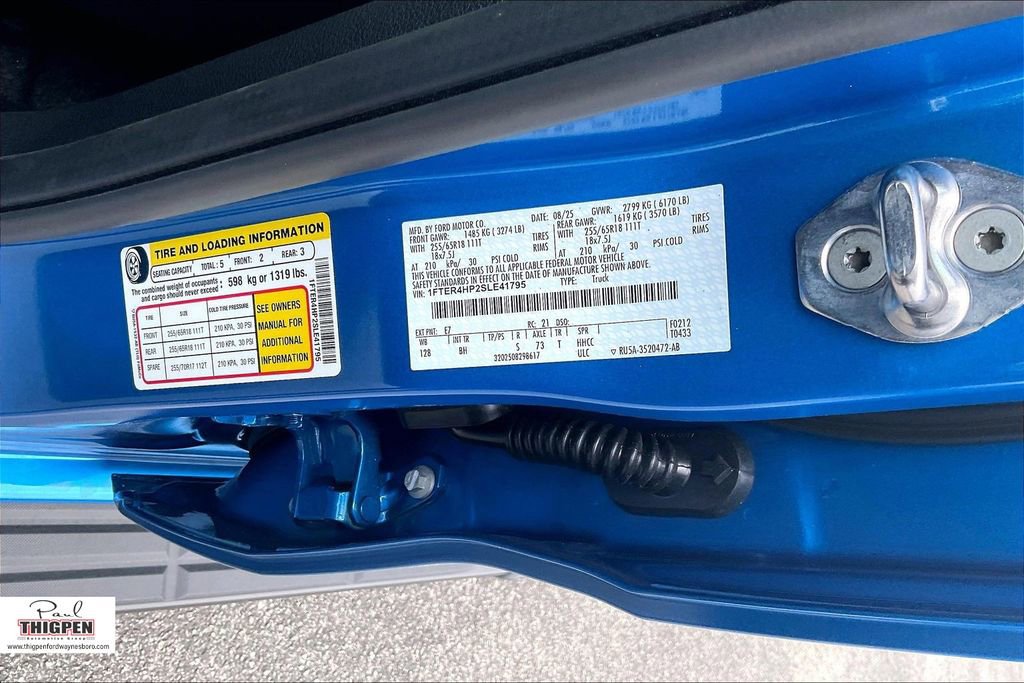 New 2025 Ford Ranger XLT AWD/4WD image 13