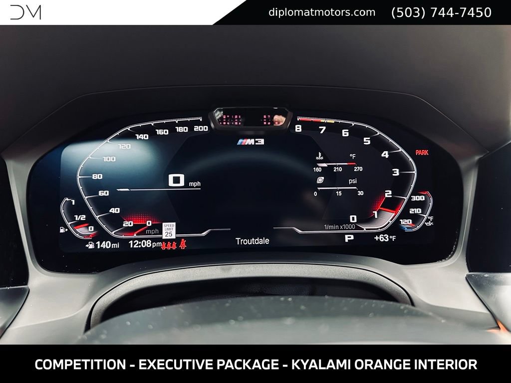 Used 2022 BMW M3 Competition w/ Executive Package AWD/4WD image 35