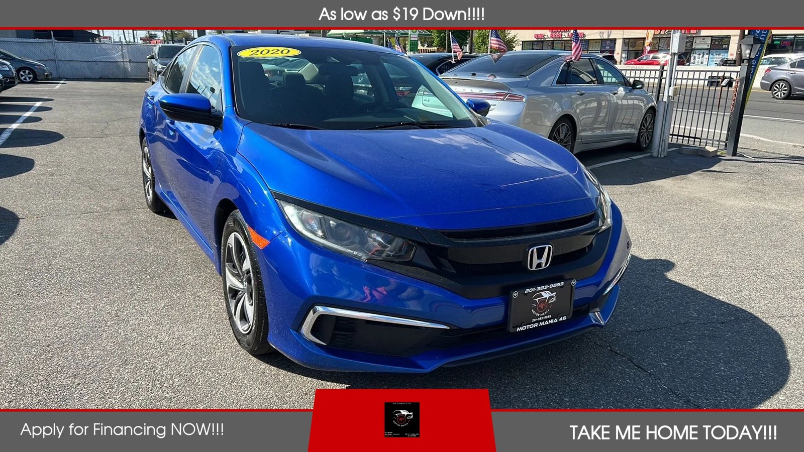 Used 2020 Honda Civic LX image 3