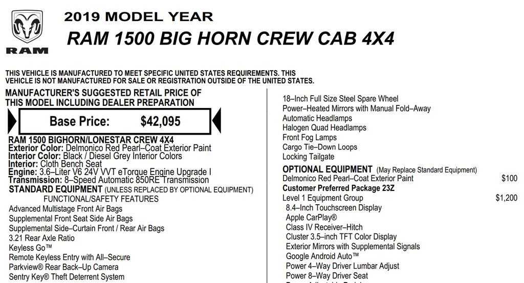 Used 2019 RAM 1500 Big Horn image 22