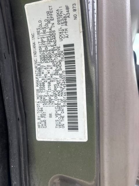 Used 2004 Toyota Tundra SR5 w/ Towing Pkg AWD/4WD image 13