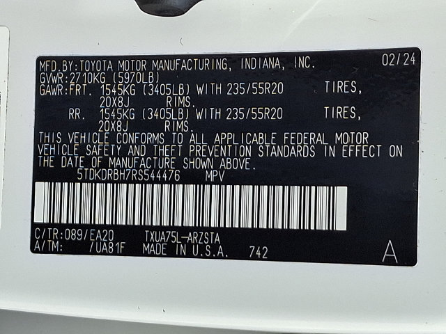 Used 2024 Toyota Highlander XSE AWD/4WD image 29