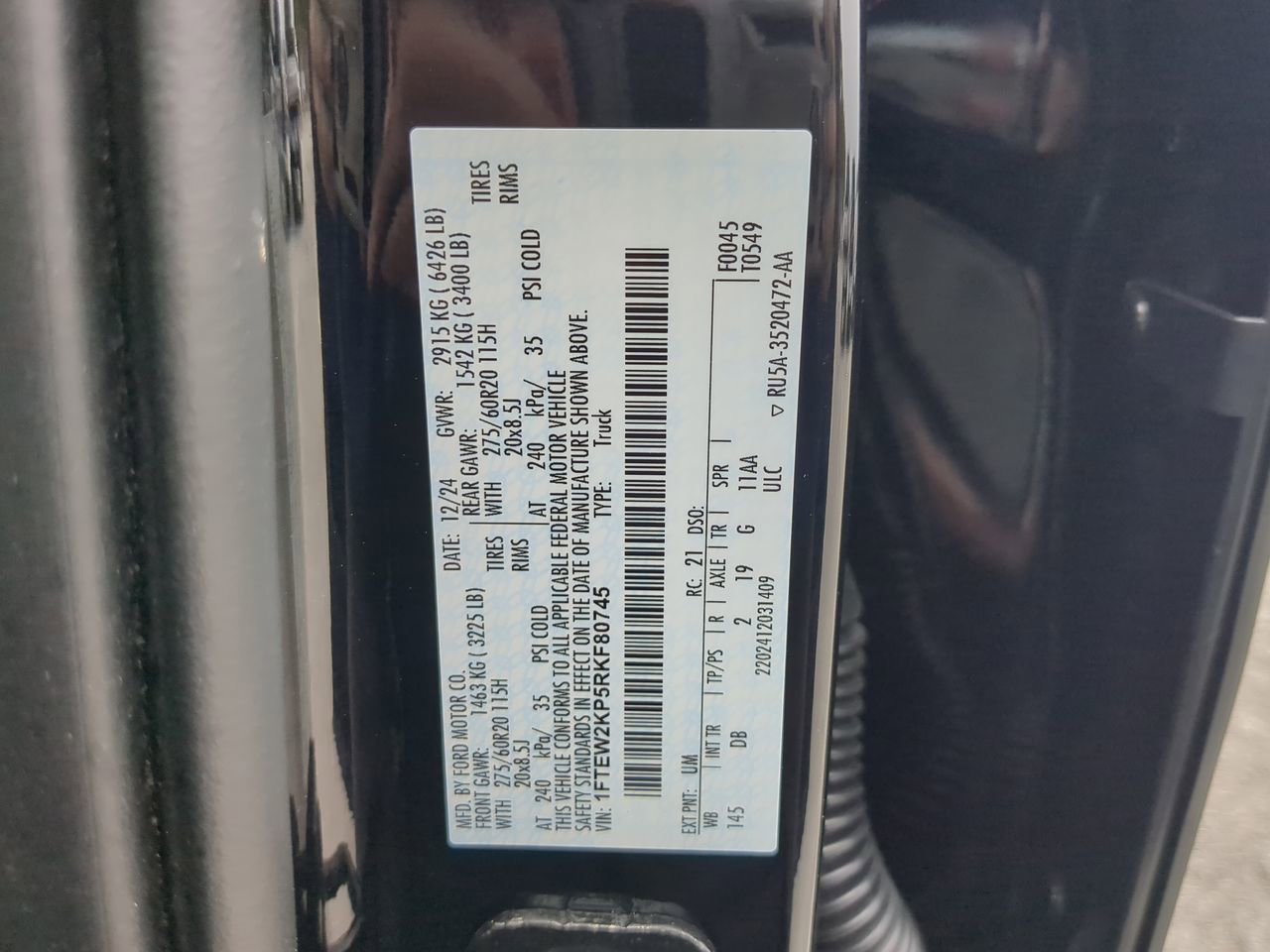 Certified 2024 Ford F150 STX w/ STX Black Appearance Package RWD image 26