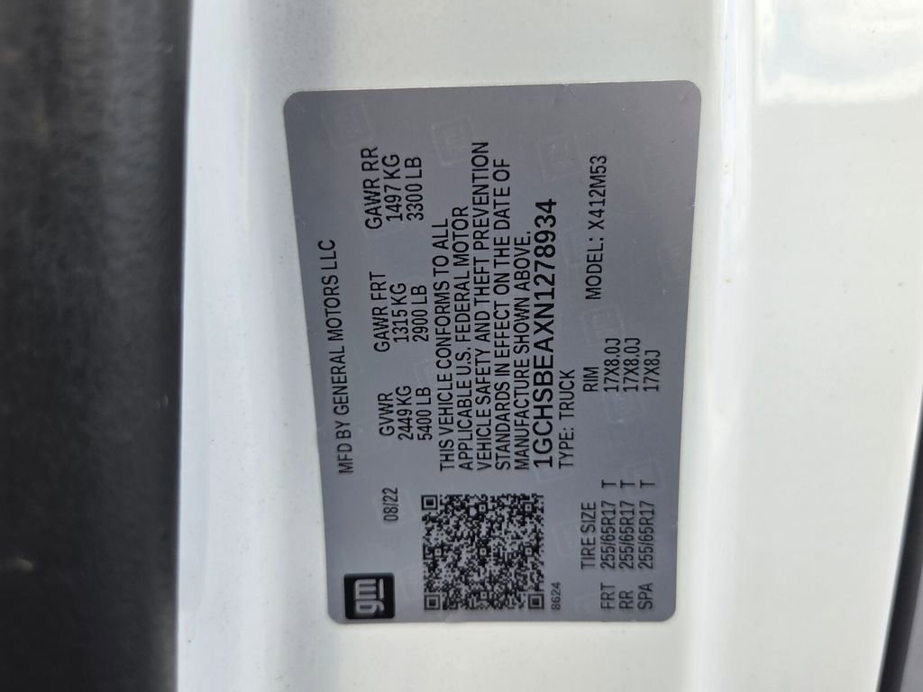 Certified 2022 Chevrolet Colorado W/T w/ WT Convenience Package image 18