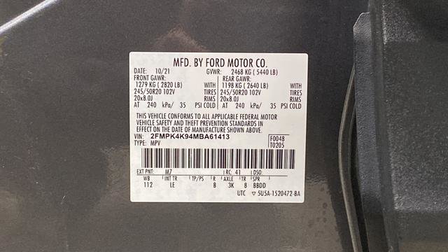 Used 2021 Ford Edge Titanium w/ Class II Trailer Tow Package image 25