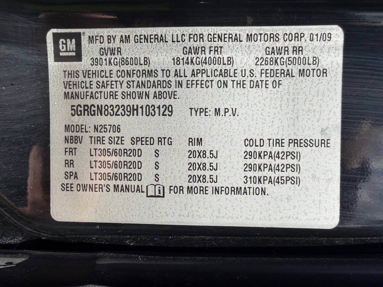 Used 2009 HUMMER H2 Luxury AWD/4WD image 29