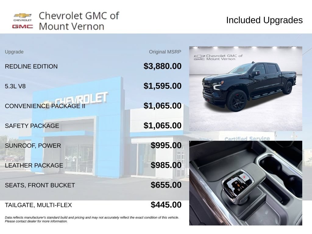New 2026 Chevrolet Silverado 1500 RST w/ Redline Edition AWD/4WD image 6