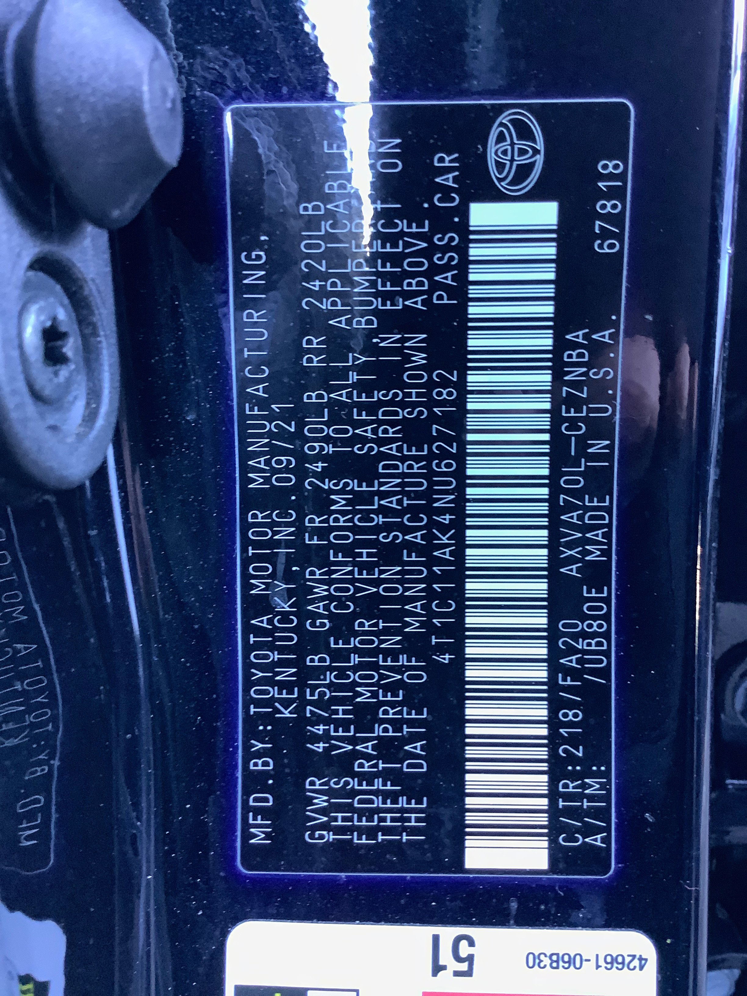 Used 2022 Toyota Camry LE FWD image 26