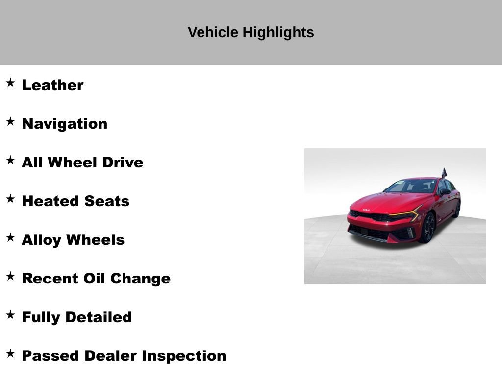 Certified 2025 Kia K5 GT-Line AWD/4WD image 10
