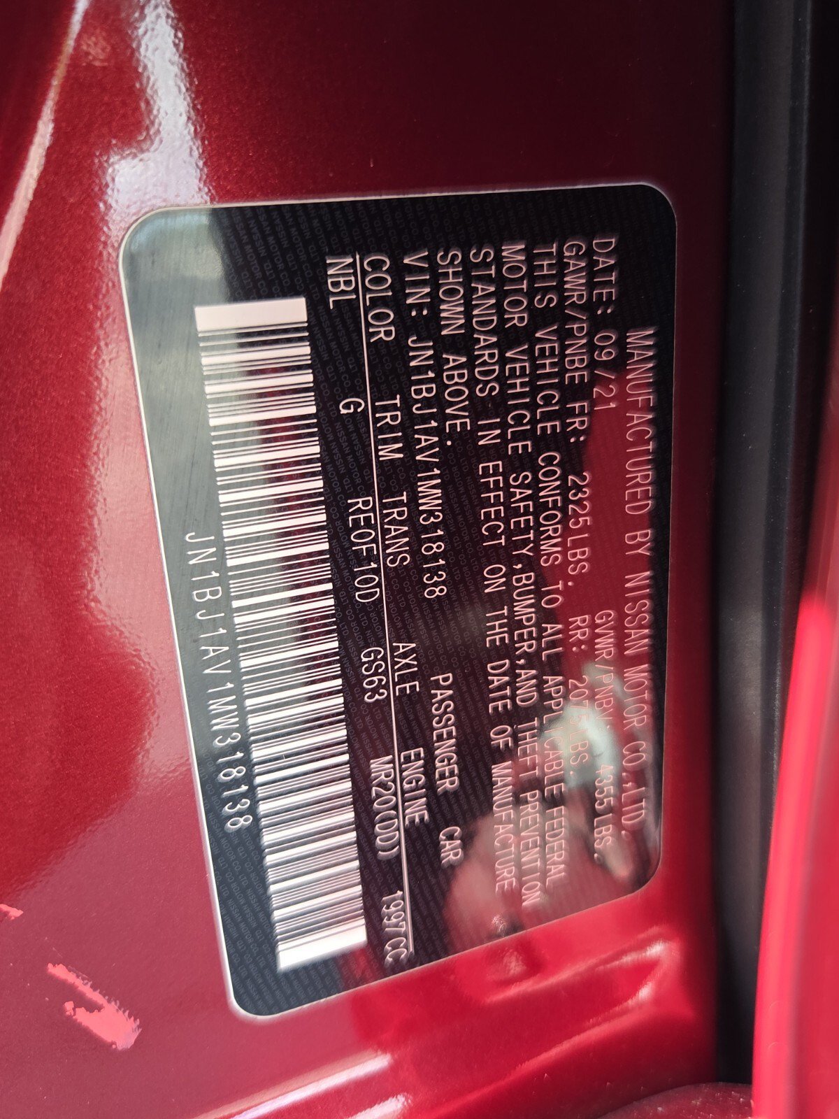 Used 2021 Nissan Rogue Sport S FWD image 19