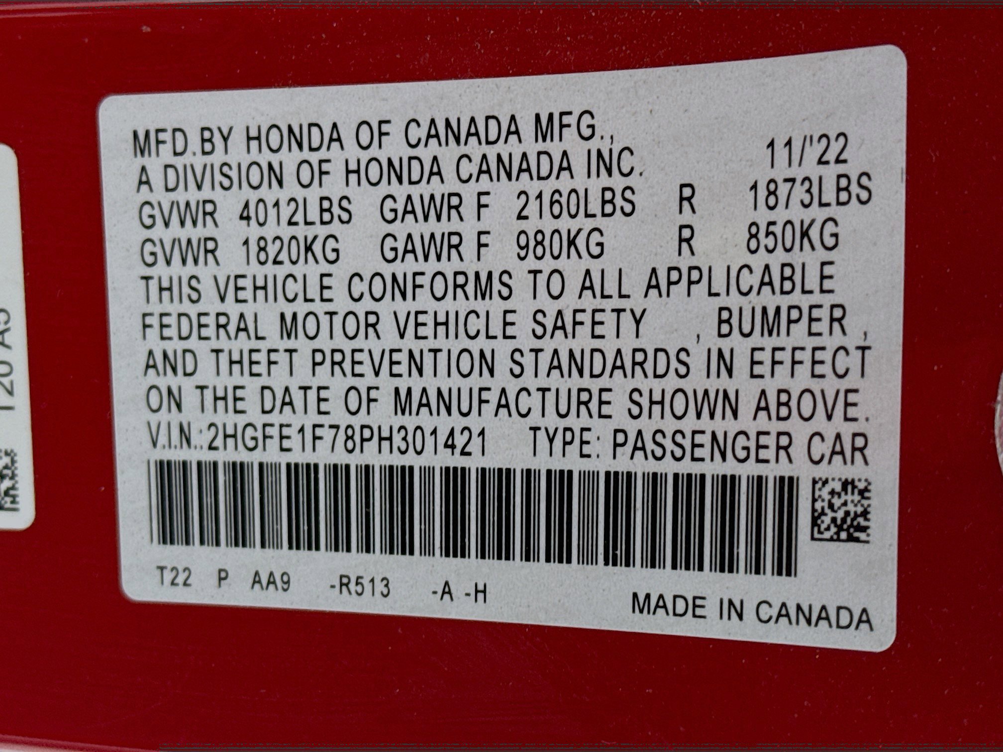 Certified 2023 Honda Civic EX image 31
