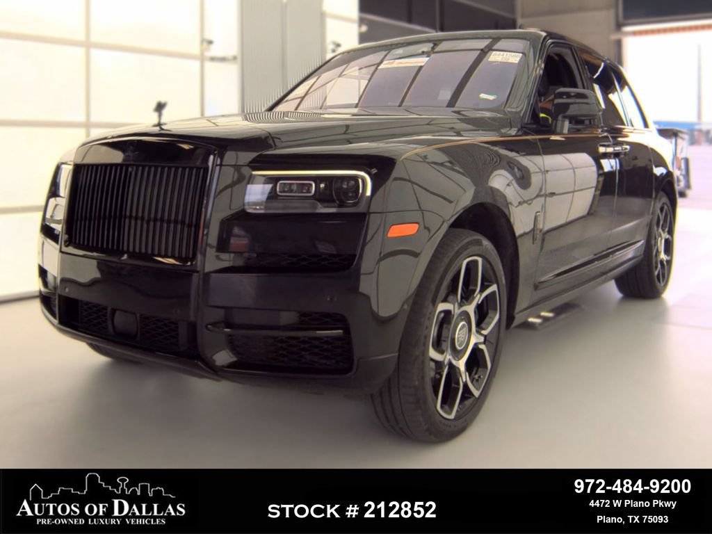 Used 2022 Rolls-Royce Cullinan Black Badge w/ Dark Exterior Package