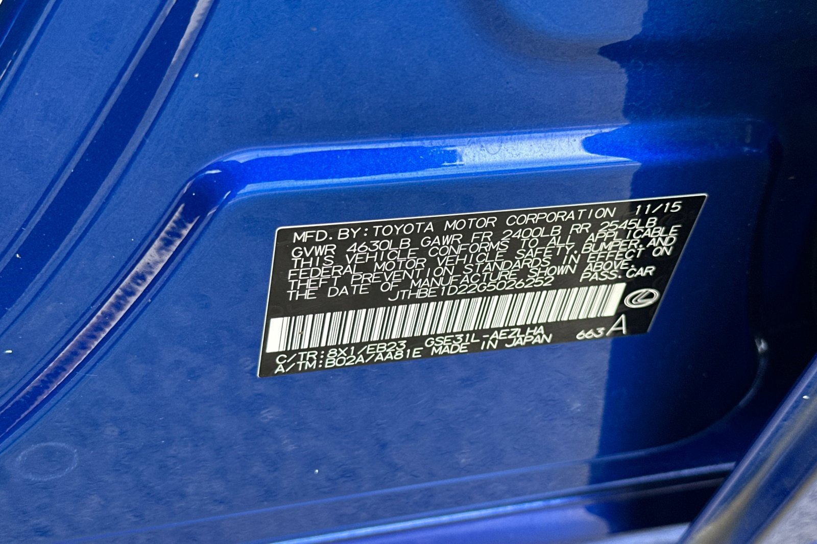 Used 2016 Lexus IS 350 w/ F Sport Package image 34