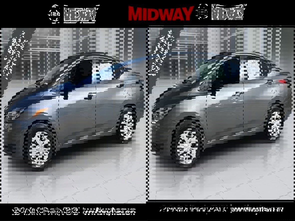 New 2025 Nissan Versa S w/ Trunk Package