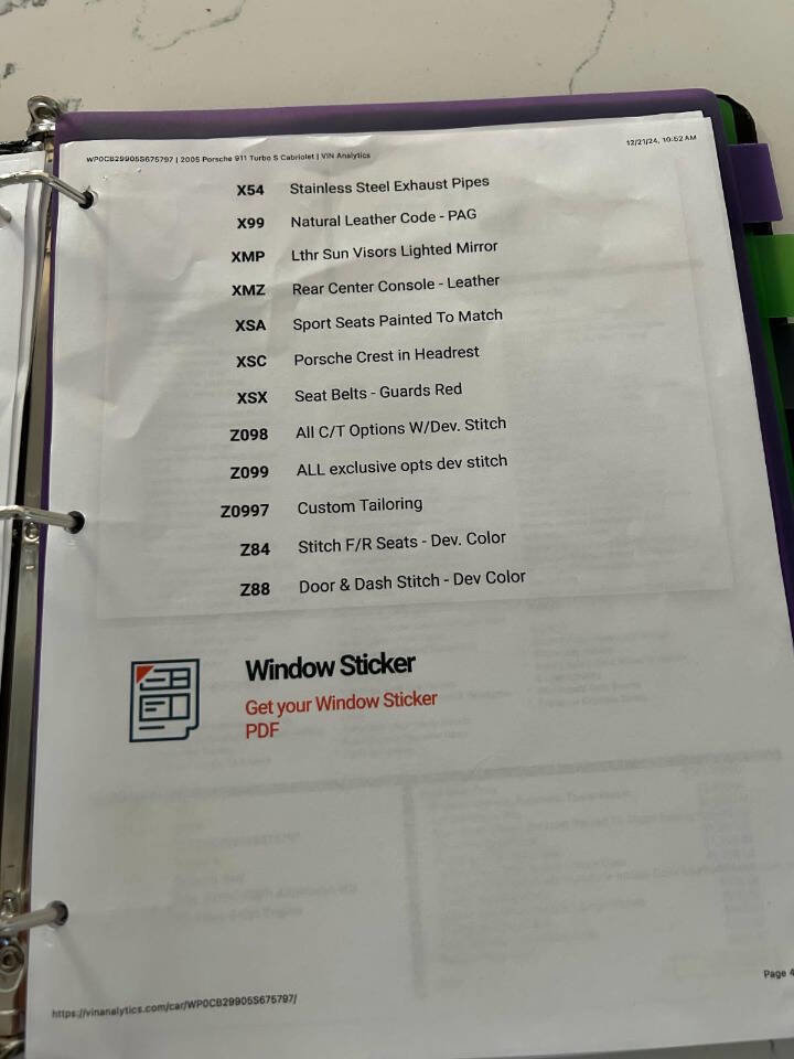 Used 2005 Porsche 911 Turbo S image 55