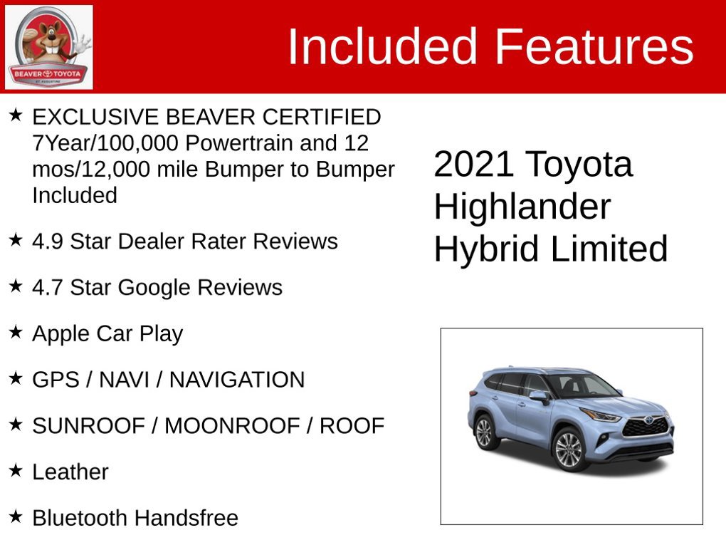 Used 2021 Toyota Highlander Limited FWD image 4