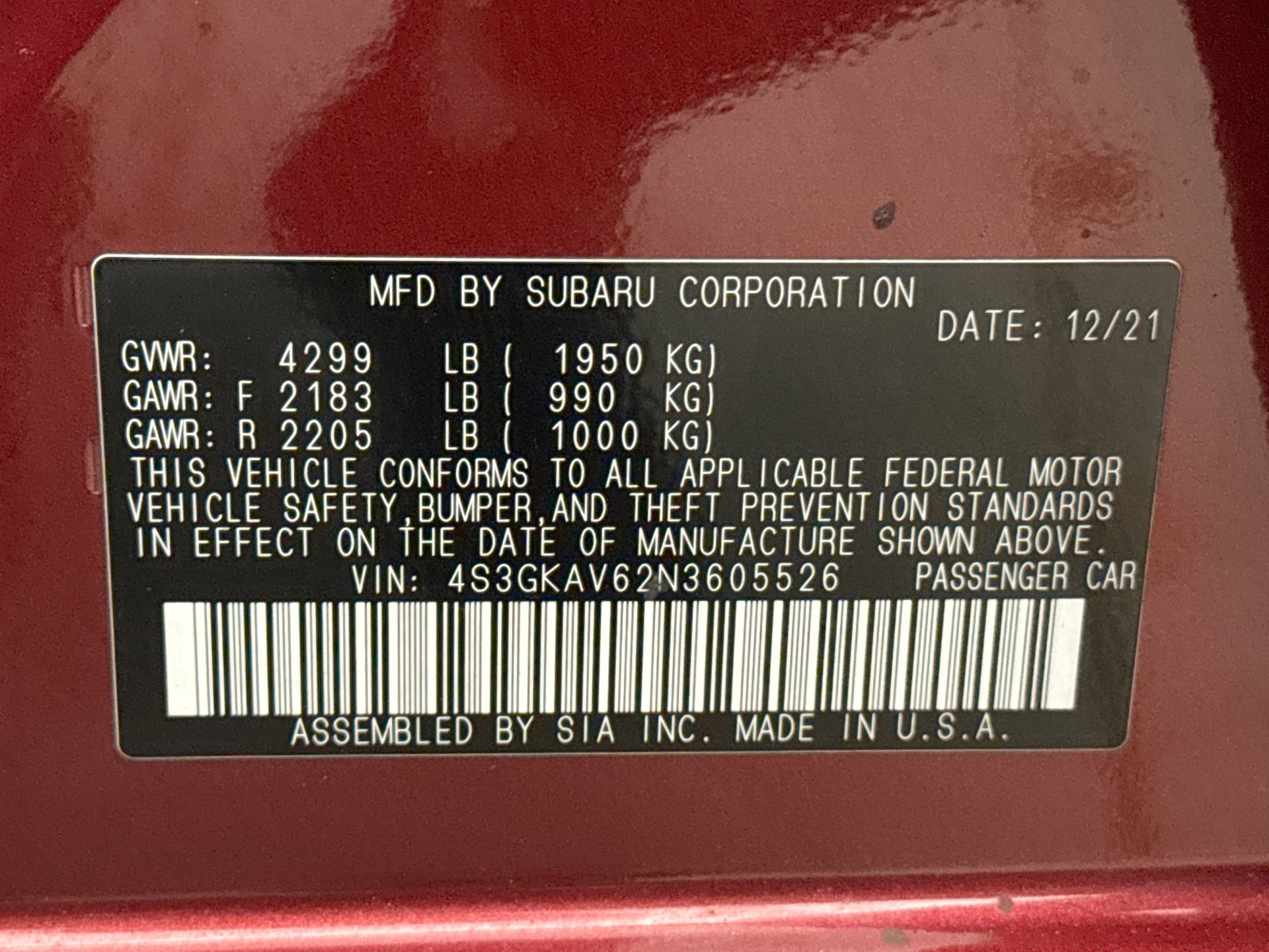 Used 2022 Subaru Impreza 2.0i Premium w/ Popular Package #1 AWD/4WD image 21