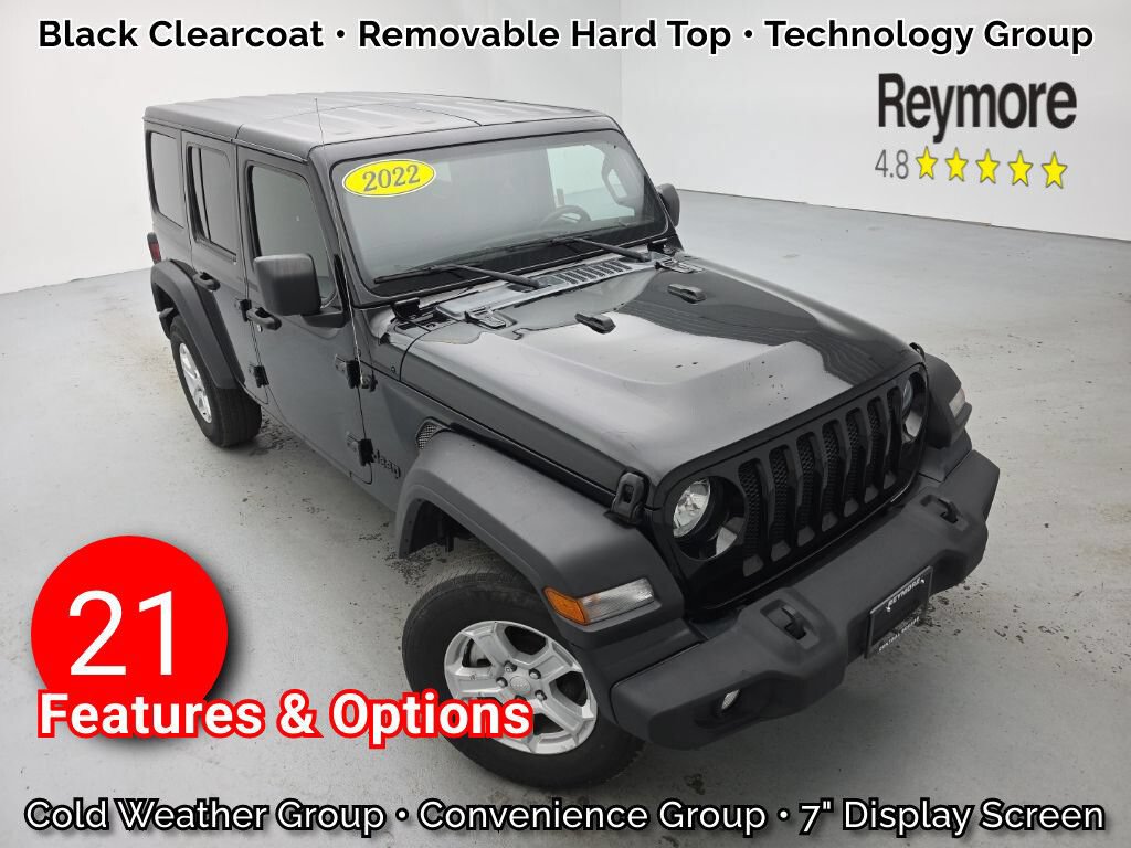 Used 2022 Jeep Wrangler Unlimited Sport AWD/4WD image 1
